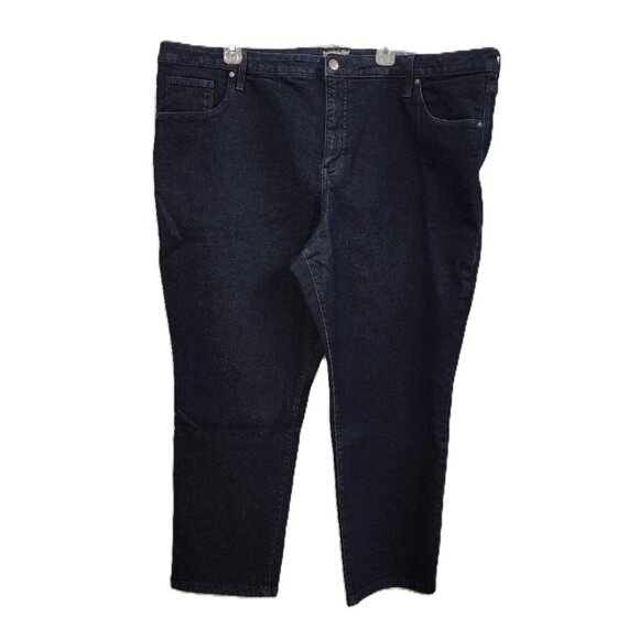 New Terra & Sky Plus Jeans - High Rise, Straight Leg - Size 24W Petite - Picture 1 of 8